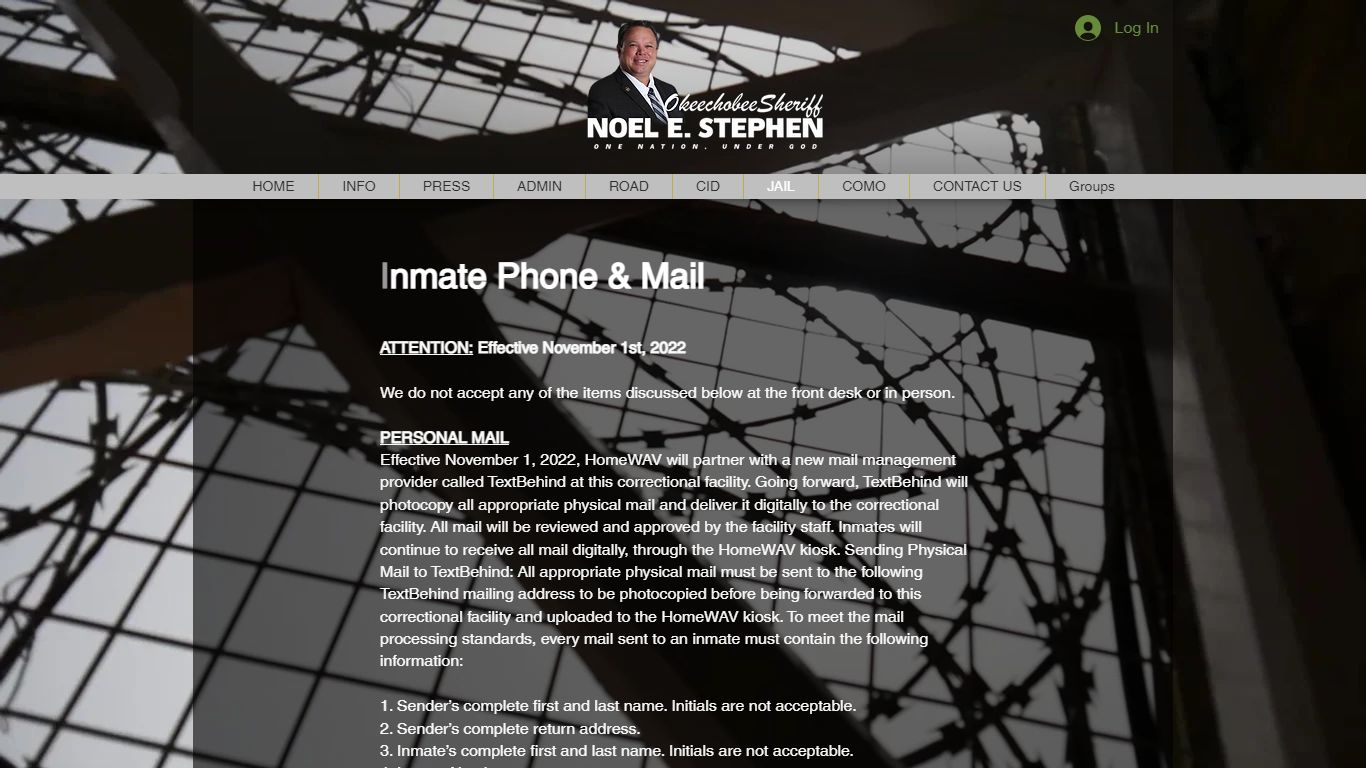 INMATE PHONE & MAIL | okeechobee-county-so